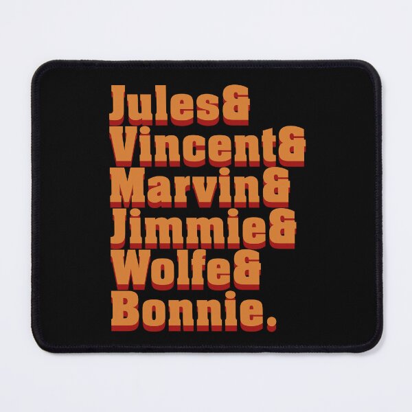 Item preview, Pulp Fiction Movie Scene Characters Name List designed and sold by jessephotoart.