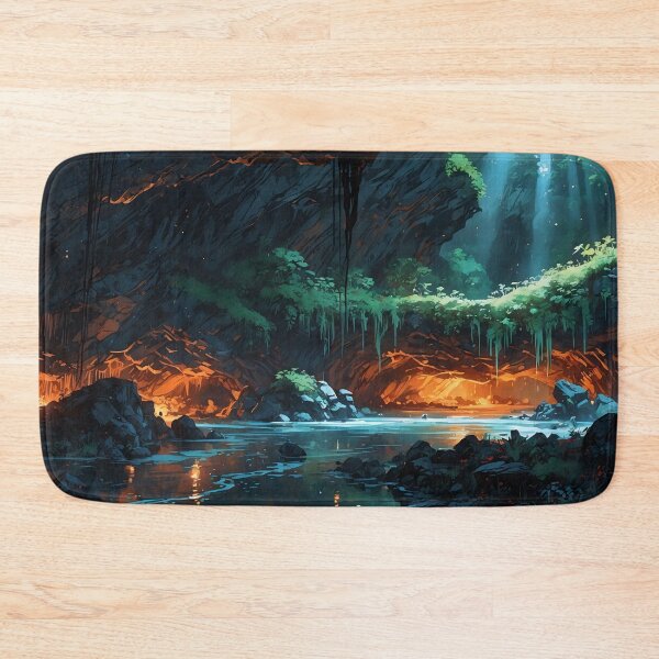 Item preview, Enchanted Cavern Illuminated by Ethereal Sunlight designed and sold by ArtComixHaven.