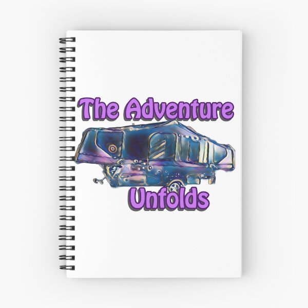 Item preview, The Adventure Unfolds Starry Night Folding Caravan designed and sold by BeccaAelishe.