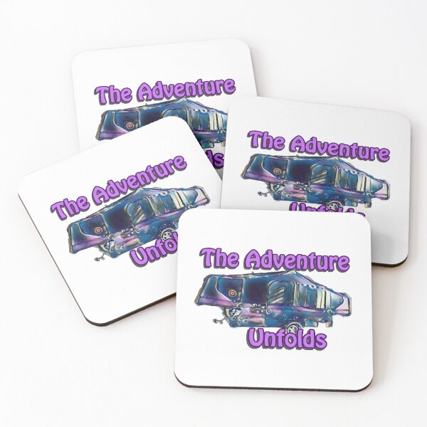 Item preview, The Adventure Unfolds Starry Night Folding Caravan designed and sold by BeccaAelishe.