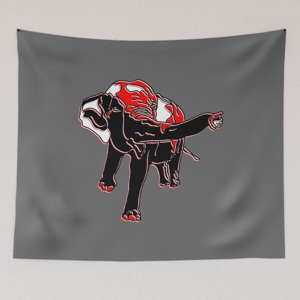 Item preview, Elephant silhouette Siluet 3D 大象  Mammal Herd  designed and sold by 4rpixs.