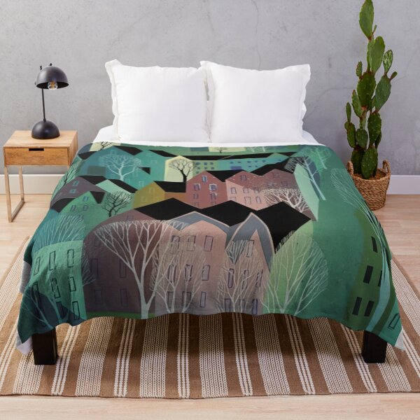 Item preview, Eyvind Earle - Village designed and sold by qlAinwoRTy.