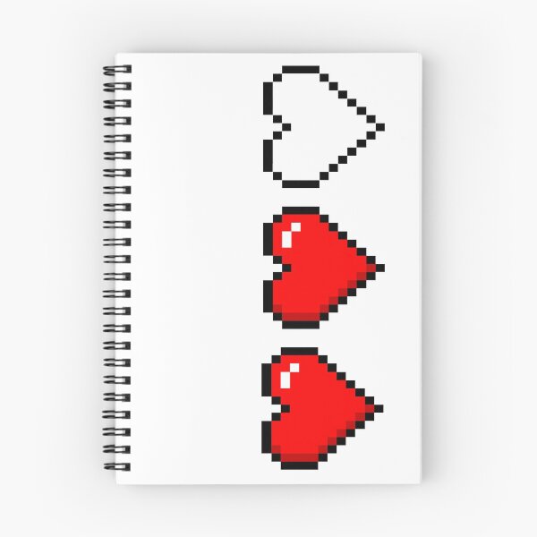 Item preview, Heart game lives, gamer lives designed and sold by NostalgicSpirit.