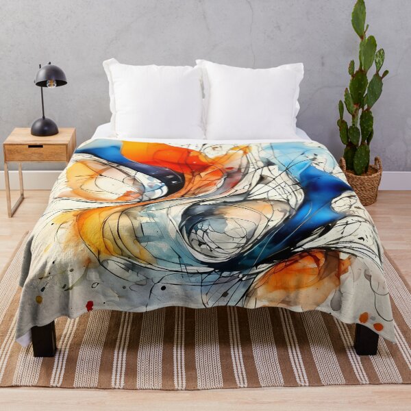 Item preview, Bright, Juicy Abstraction With Watercolor Splatters #3 designed and sold by kuralesya.