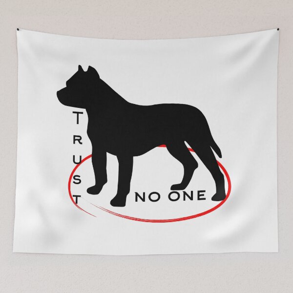 Item preview, Trust no one - Pitbull designed and sold by MrBooch.