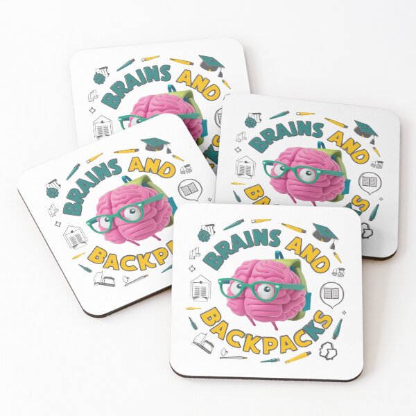 Item preview, Brains and Backpacks designed and sold by deluxedigital1.