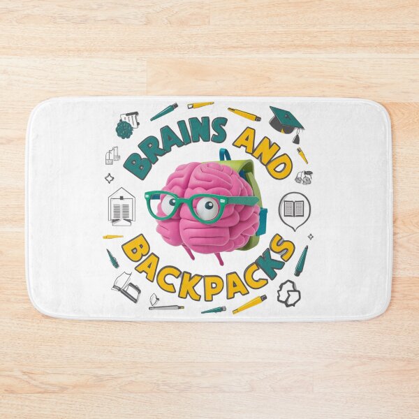 Item preview, Brains and Backpacks designed and sold by deluxedigital1.