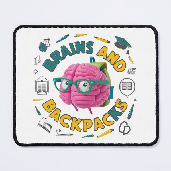 Item preview, Brains and Backpacks designed and sold by deluxedigital1.