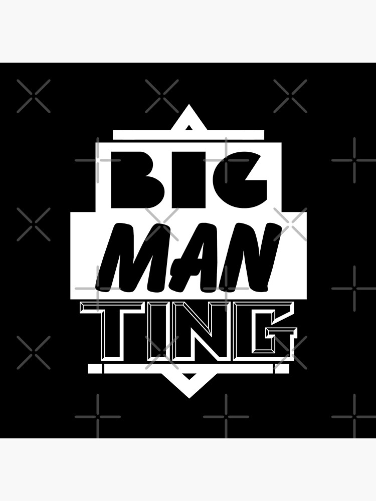 "Big Man Ting" Throw Pillow for Sale by TriniSilvan Redbubble