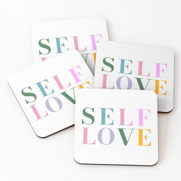 Item preview, Colourful Self Love, positive mantra designed and sold by HillyardBurling.