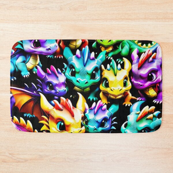 Item preview, A Bunch of Colorful Baby Dragons designed and sold by Geek Girl Ohio.