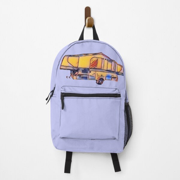 Item preview, Orange and Blue Folding Caravan designed and sold by BeccaAelishe.