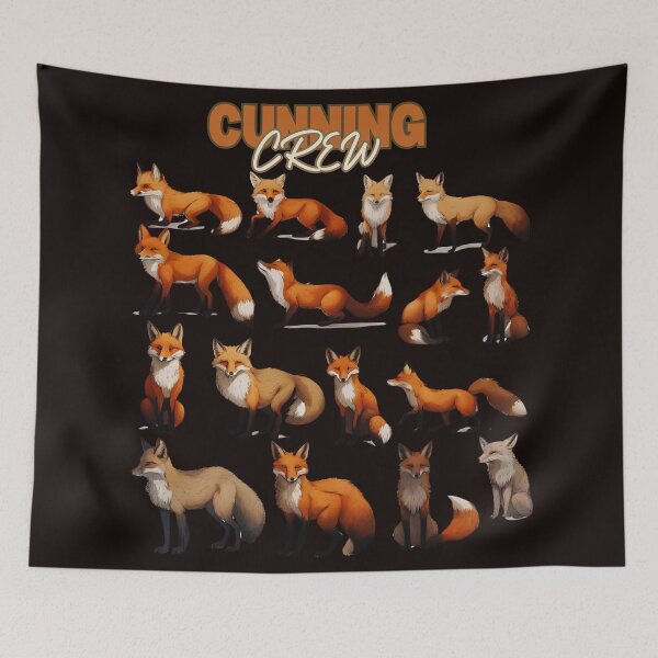Item preview, Cunning Foxes designed and sold by FitEnvy.