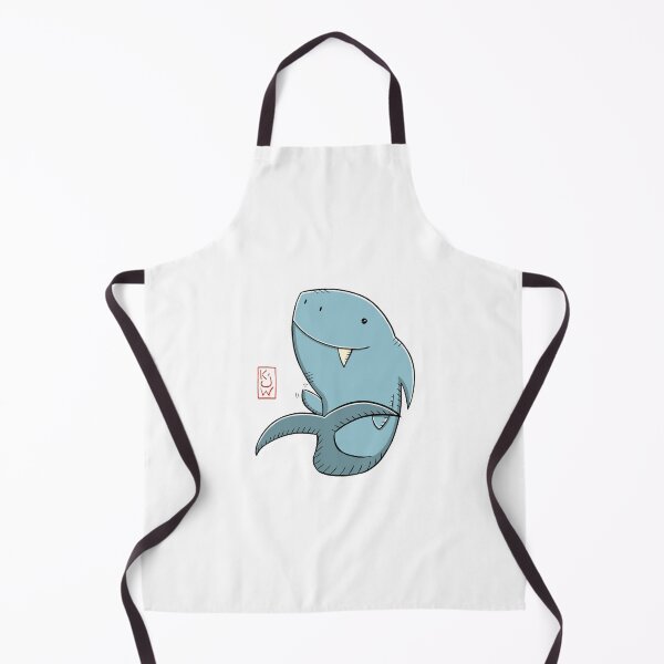Item preview, Shark Waving Hello - Cute Shark - Funny Illustration designed and sold by katwuArt.