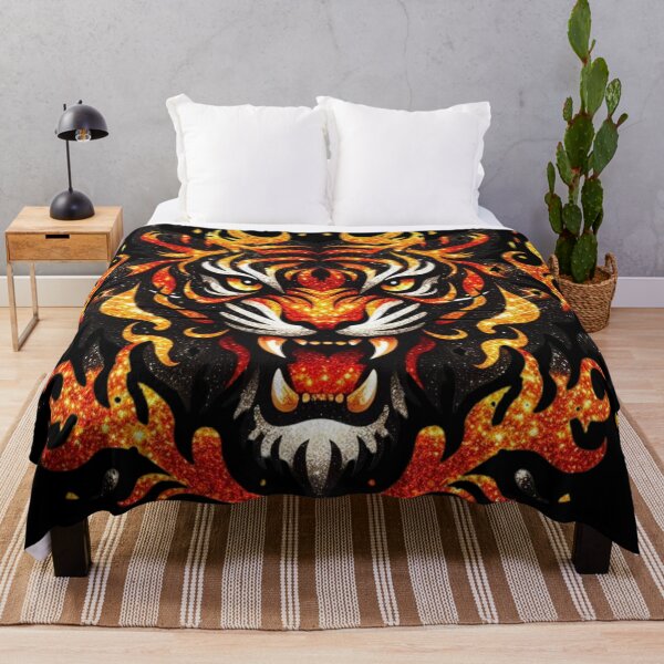 Item preview, Fierce Tiger With Flames designed and sold by Mark Cannon.