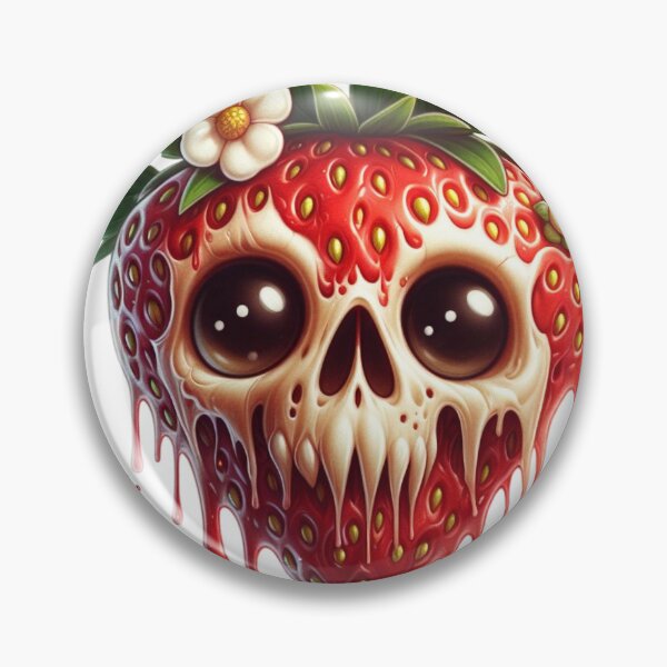 Item preview, strawberry skull designed and sold by jkrphoto.
