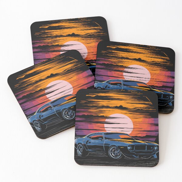 Item preview, Classic Muscle Car Sunset designed and sold by Quirky Shirts.