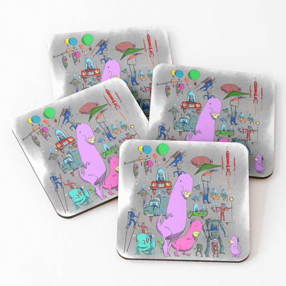 Item preview, Coasters (Set of 4) designed and sold by Atmococo.