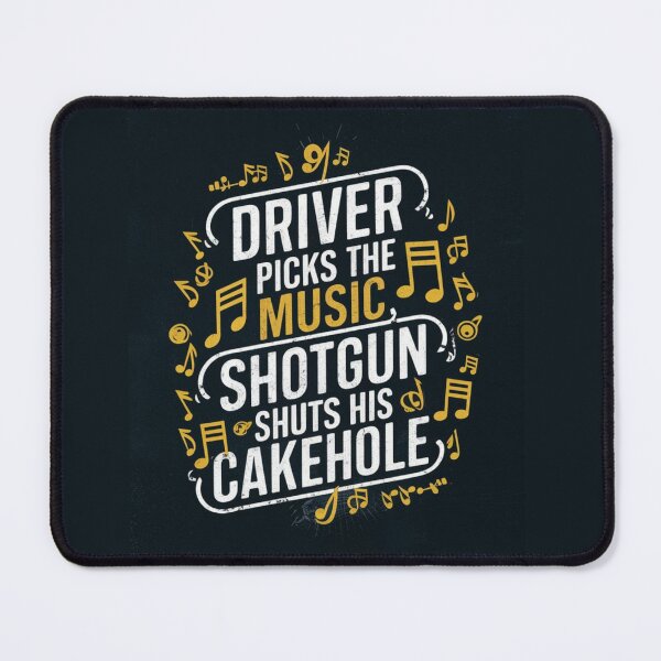 Item preview, Supernatural Dean Winchester Driver Music Quote designed and sold by desire313.