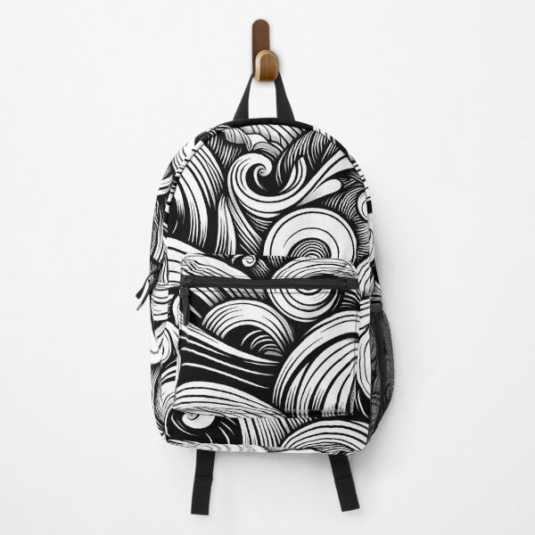 Item preview, The Great Black wave Pattern designed and sold by RkskArt.