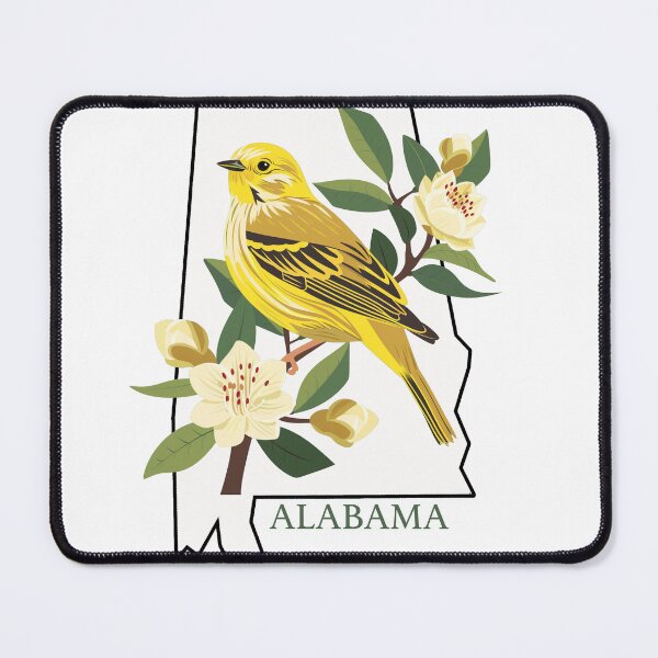 Item preview, Alabama State Bird & Flower designed and sold by adventurehaven.