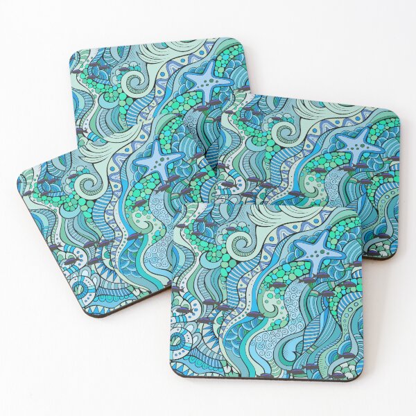 Item preview, Oceanic Whirl pattern designed and sold by ViYa1.
