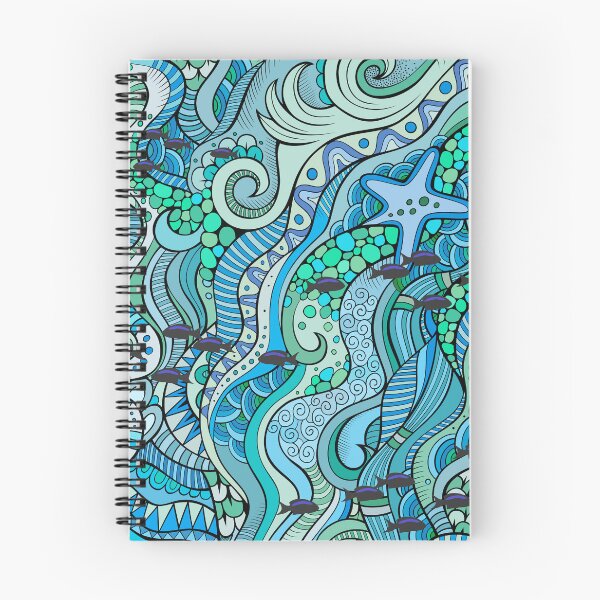 Item preview, Oceanic Whirl pattern designed and sold by ViYa1.