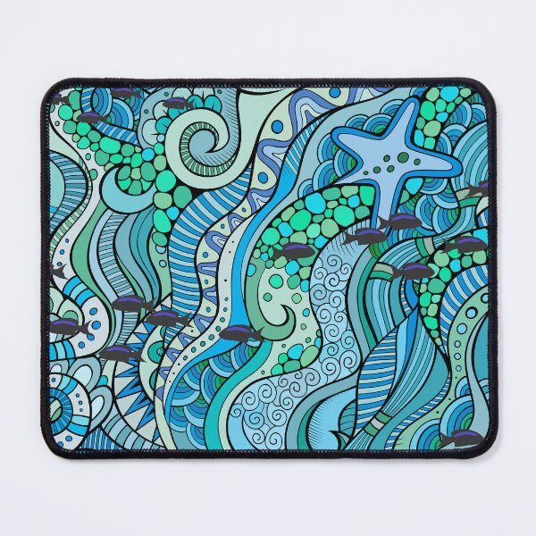 Item preview, Oceanic Whirl pattern designed and sold by ViYa1.