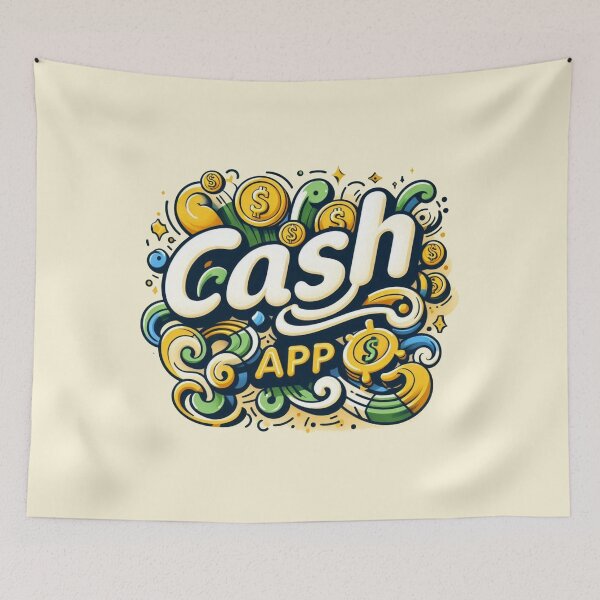 Item preview, Design for Cash App in calm colors and nice hand writing designed and sold by Dokak Shop.