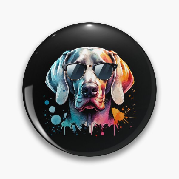 Item preview, Weimaraner with Sunglasses designed and sold by MyCozyCorner24.