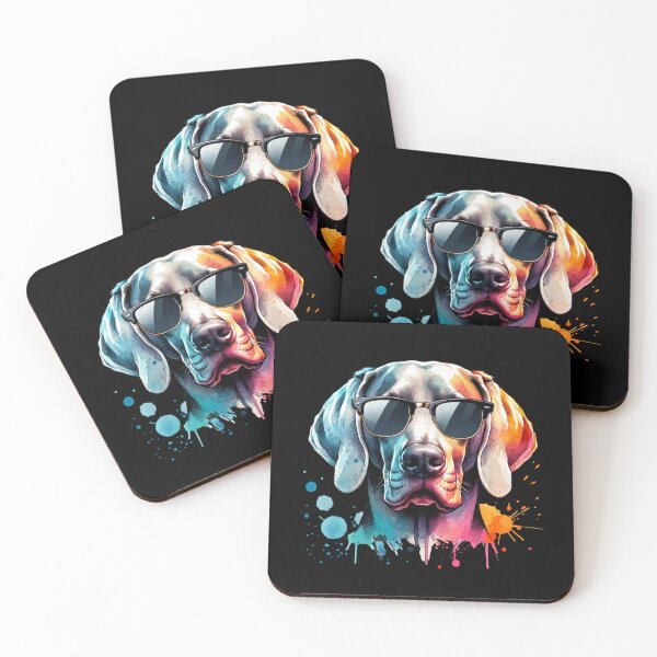 Item preview, Weimaraner with Sunglasses designed and sold by MyCozyCorner24.