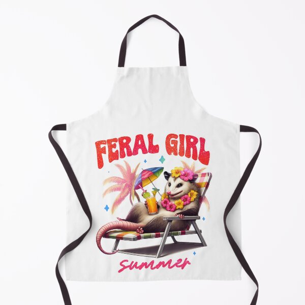 Item preview, Feral Girl Summer with Opossum designed and sold by OmoYolo.