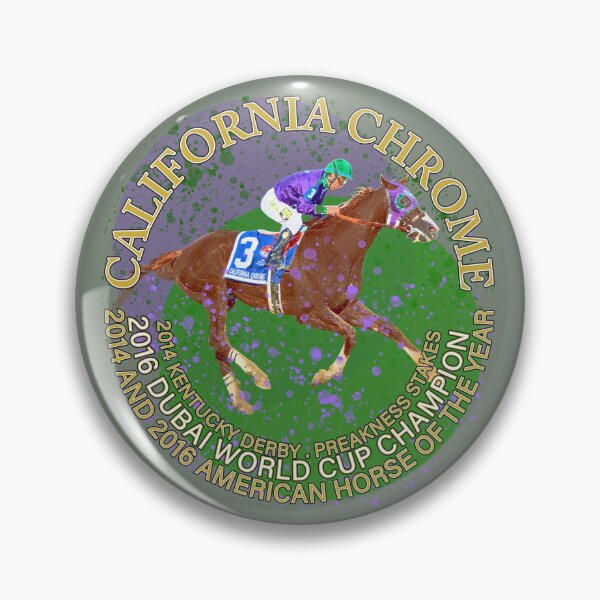 Item preview, 2014 2016 Champion Racehorse - California Chrome designed and sold by Ginny Luttrell.