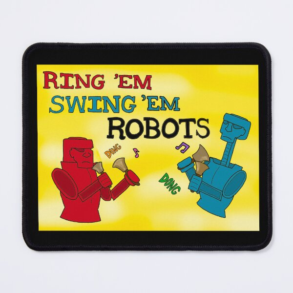 Item preview, Ring ‘Em Swing ‘Em Robots designed and sold by Pumpkiboo.
