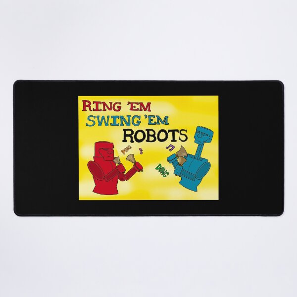 Item preview, Ring ‘Em Swing ‘Em Robots designed and sold by Pumpkiboo.