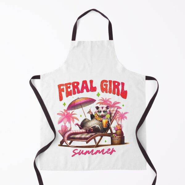 Item preview, Feral Girl Summer with Opossum designed and sold by OmoYolo.