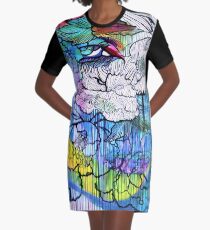 Tattoo Graphic T-Shirt Dress
