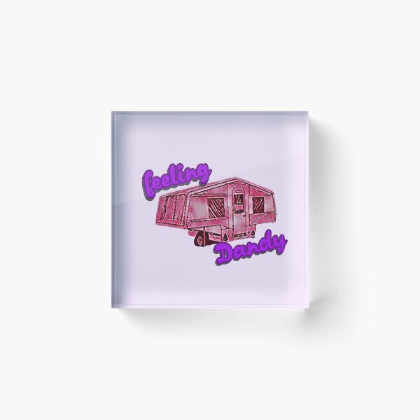Item preview, Feeling Dandy Pink and Purple Trailer Tent designed and sold by BeccaAelishe.