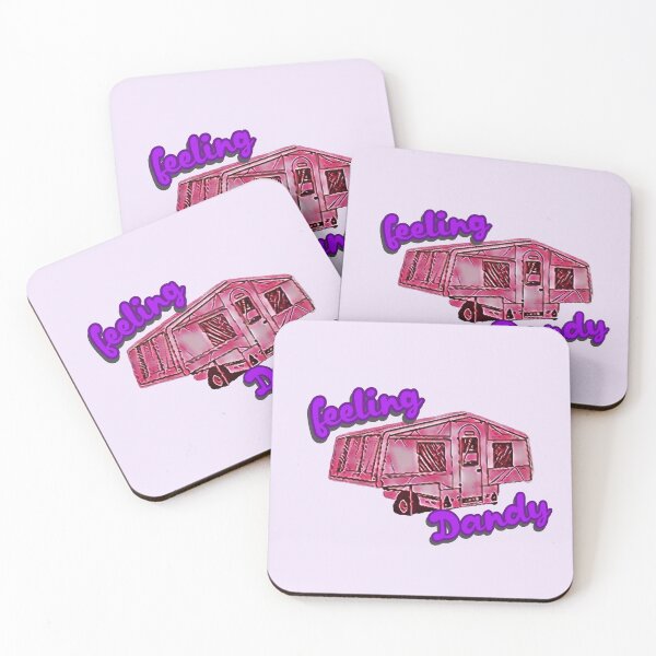 Item preview, Feeling Dandy Pink and Purple Trailer Tent designed and sold by BeccaAelishe.