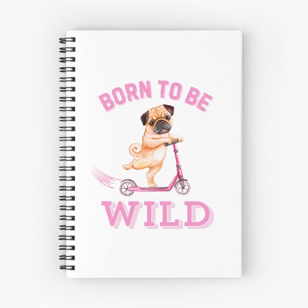 Item preview, Born to be Wild Pug designed and sold by Fredster1966.