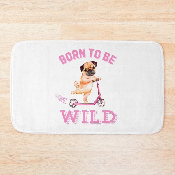 Item preview, Born to be Wild Pug designed and sold by Fredster1966.