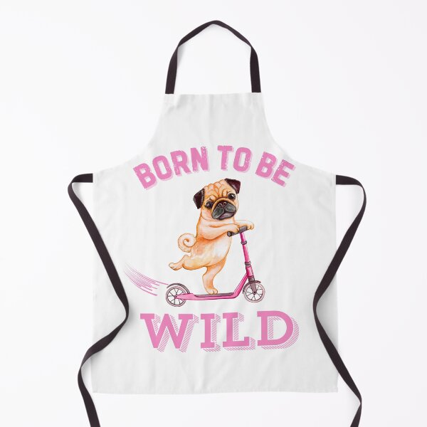 Item preview, Born to be Wild Pug designed and sold by Fredster1966.