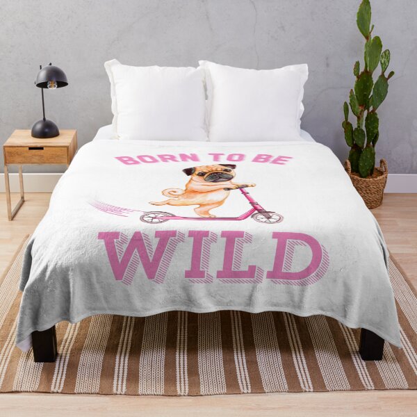 Item preview, Born to be Wild Pug designed and sold by Fredster1966.