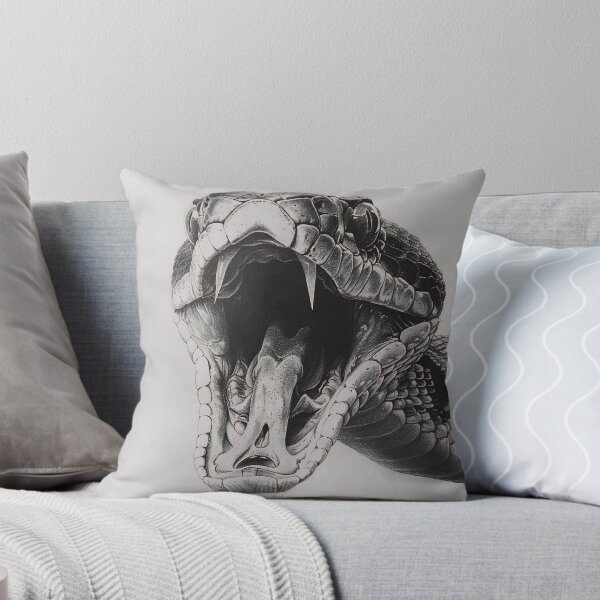 Item preview, Black and White Snake drawing designed and sold by Pencil-Art.