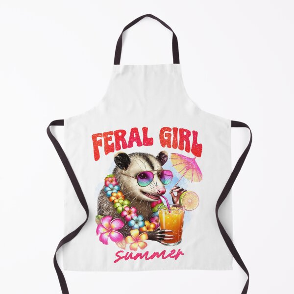 Item preview, Feral Girl Summer with Opossum designed and sold by OmoYolo.