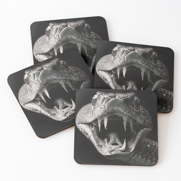 Item preview, Black and White Snake drawing designed and sold by Pencil-Art.