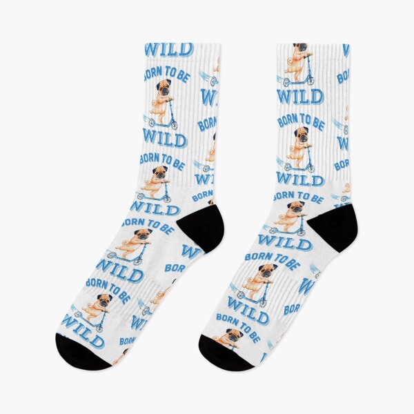 Item preview, Born to be Wild Pug designed and sold by Fredster1966.
