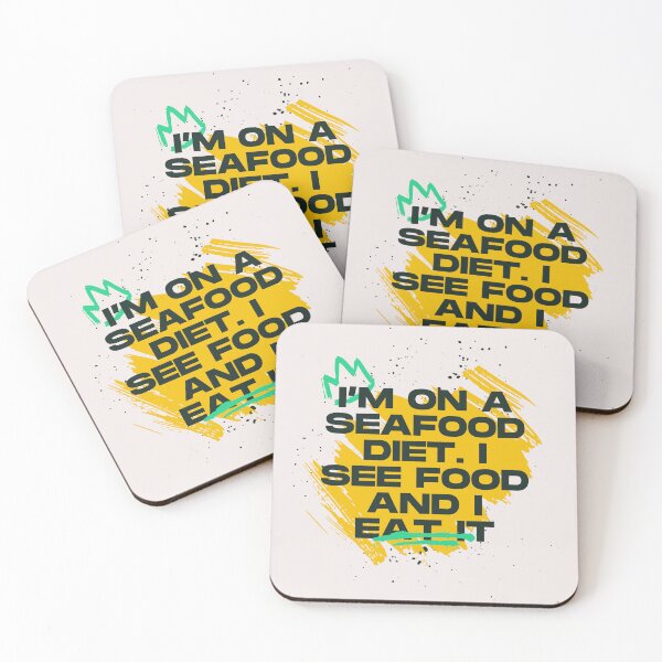 Item preview, I’m on a seafood diet. I see food and I eat it designed and sold by CJMonoArt.