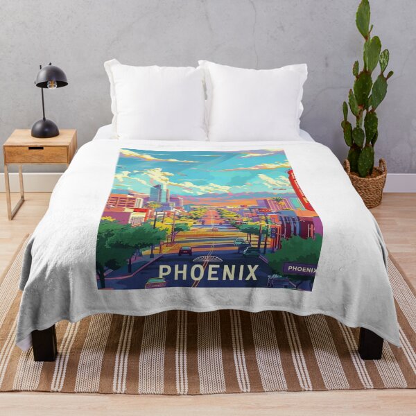 Item preview, Phoenix Travel Poster, Perfect Gift for Travel Enthusiasts, Vintage Style Wall Art, USA Wall art for home decor, Phoenix print. Sticker designed and sold by Thegalleryshop1.