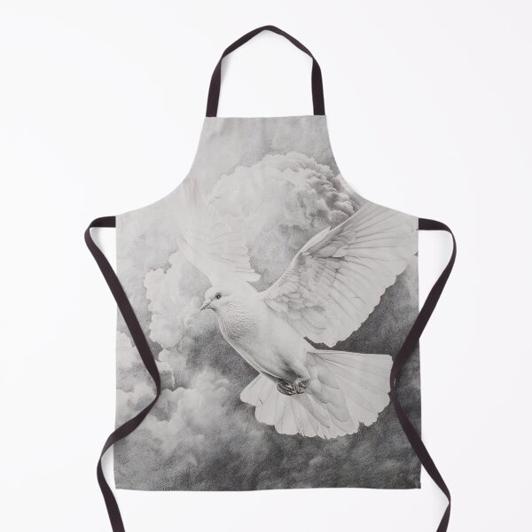 Item preview, Black and White pigeon pencil drawing designed and sold by Pencil-Art.